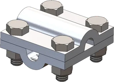 Aluminium Cross Connector