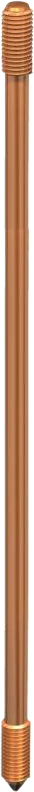 Copper Bonded Earth Rod (Threaded)