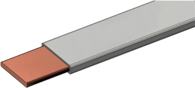Copper Strip / Flat with PVC Sleeves