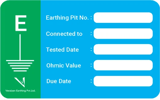 Earthing Name Plate / Nomenclature