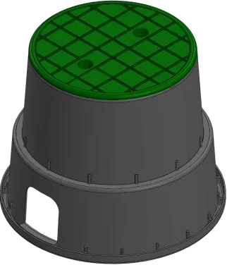 PP Round Earth Pit Chamber Cover