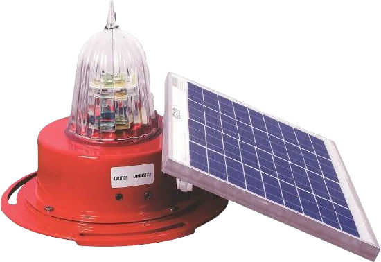 Single Solar LED Aviation Obstruction Light