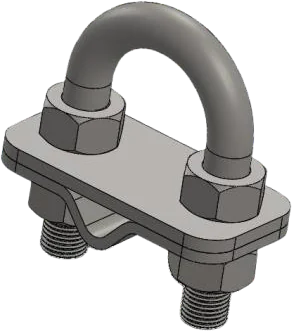 U-Bolt Clamp / Re-Bar Clamp (Stainless Steel)